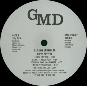 L%c3%a9veill%c3%a9e claude enfin revivre 1989 disque face a