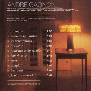 Gagnon andr%c3%a9 romantique 1994 booklet back