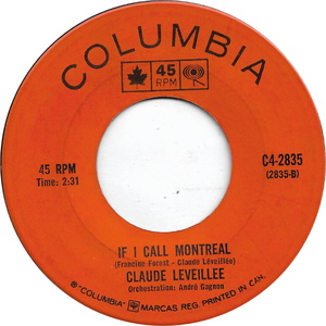 Claude leveillee if i call montreal columbia b