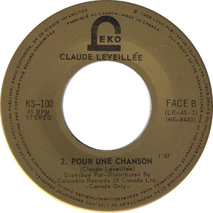 Claude leveillee letoile damerique 1970 b