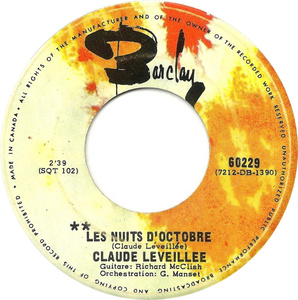 Claude leveillee les nuits doctobre barclay b