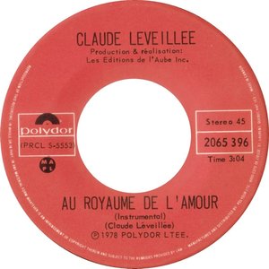 Claude leveillee au royaume de lamour instrumental polydor bi