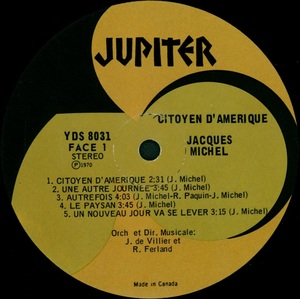 Michel jacques citoyen d'am%c3%a9rique 1970 disque face 1