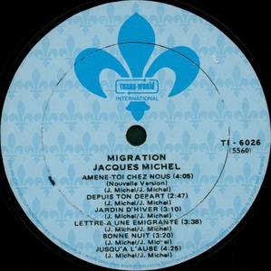 Michel jacques migration 1975 disque face b