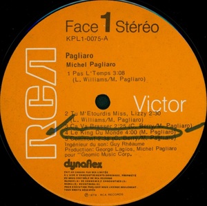 Pagliaro michel pagliaro 1974 disque face 1