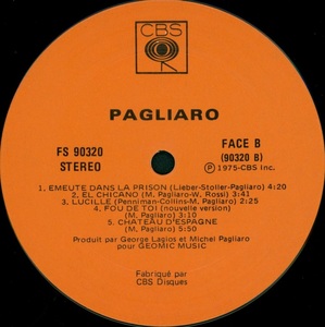 Pagliaro michel pagliaro 1976 disque face b