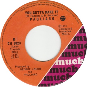 Pagliaro you gotta make it much b