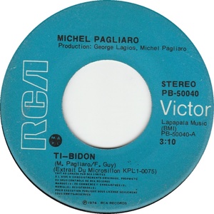 Michel pagliaro tibidon 1974 a