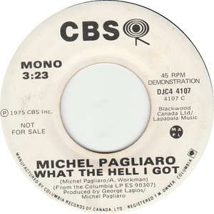 Michel pagliaro what the hell i got mono cbs b