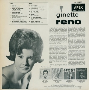 Reno ginette ginette reno 1963 dos