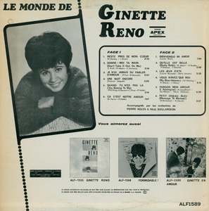 Reno ginette le monde de ginette reno mono 1966 dos