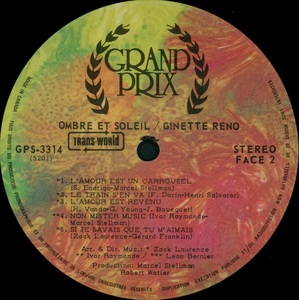 Reno ginette ombre   soleil 1972 disque face 2b