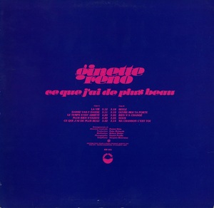 Reno ginette ce que j'ai de plus beau 1977 dos
