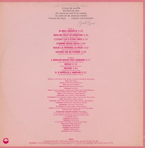 Reno ginette quand on se donne 1981 dos