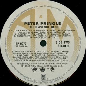 Pringle peter fifth avenue blue 1982 disque s two