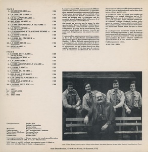 Richard ti blanc dans tous les cantons volume 1 gigues 1977 dos