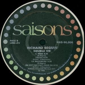 S%c3%a9guin richard double vie 1985 disque face b