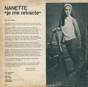 Workman nanette je me r%c3%a9tracte 1968 dos