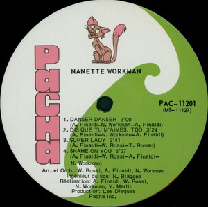 Workman nanette lady marmalade 1975 disque face b ms 11127