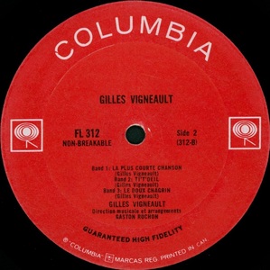 Vigneault gilles gilles vigneault mono 1964 disque face 2b