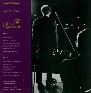 Vigneault gilles mon pays st%c3%a9r%c3%a9o 1966 dos
