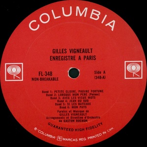 Vigneault gilles enregistr%c3%a9 %c3%a0 paris mono 1966 disque s ia
