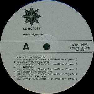 Vigneault gilles j'ai plant%c3%a9 un ch%c3%aane 1976 disque face a