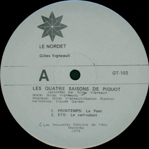 Vigneault gilles les quatre saisons de piquot 1979 disque face a