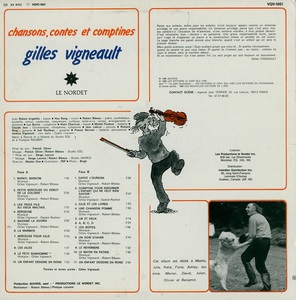 Vigneault gilles chansons contes et comptines 1986 dos