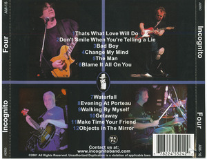 Cd incognito   four inlay