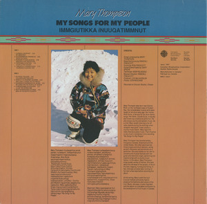 Mary thompson   my songs for my people back