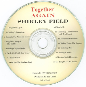 Cd shirley field   together again cd