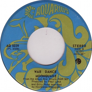 Moonquake war dance aquarius b