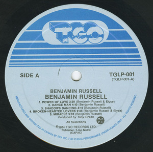 Benjamin russell   st label 01