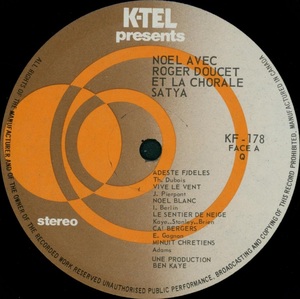 Doucet roger no%c3%abl avec roger doucet 1980 disque face a