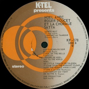Doucet roger no%c3%abl avec roger doucet 1980 disque face b