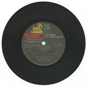 45 david george   toronto singer vinyl 01