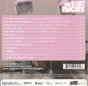 Lost fingers the rendez vous rose 2009 dos