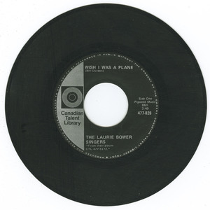 45 laurie bower singers   wish i was a plane vinyl 01