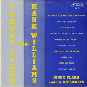 Johnny clark   sings hank williams front