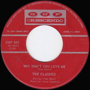 Classics   why don't you love me bw goodbye my love %281%29