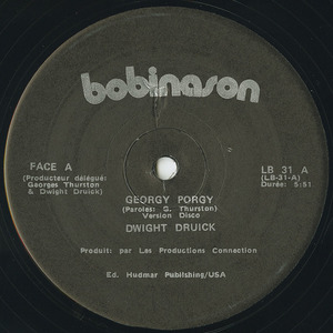 Dwight druick georgy porgy 12'' vinyl side 01