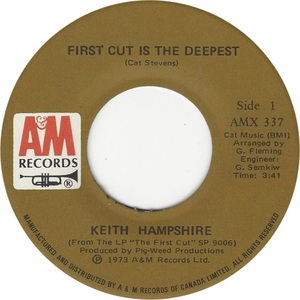 Keith hampshire first cut is the deepest 1973 a