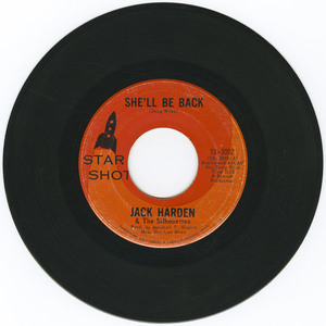 45 jack harden   the silhouettes   she'll be back bw love is wonderful vinyl 01