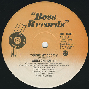 Winston hewitt   you're my boopsy label 01
