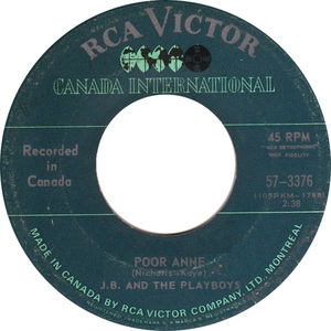 Jb and the playboys poor anne rca victor canada international