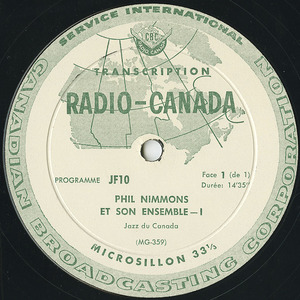 Phil nimmons at son ensemble   jazz du canada label 01