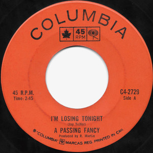 A passing fancy   i'm losing tonight bw a passing fancy %282%29
