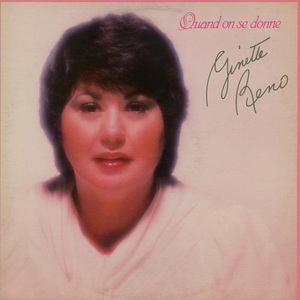 Reno ginette quand on se donne 1981 couverture