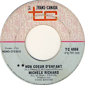 Michele richard mon coeur denfant transcanada